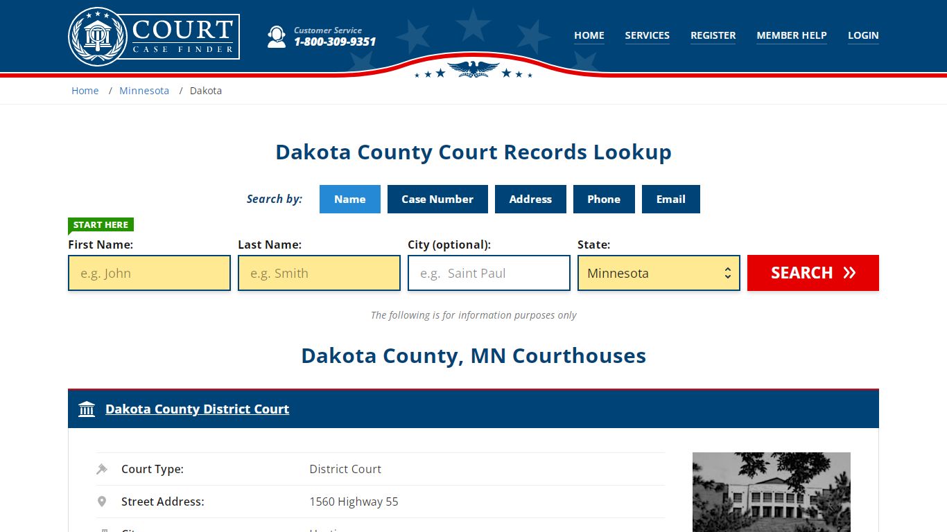 Dakota County Court Records | MN Case Lookup